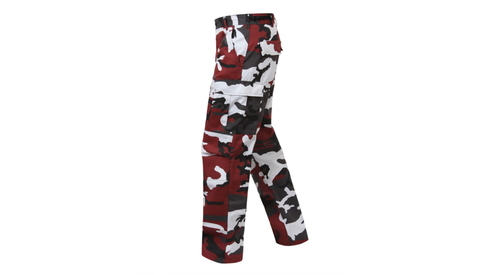 Rothco Color Camo Tactical BDU Pants - Mens, Red Camo, XS, 7915-XS