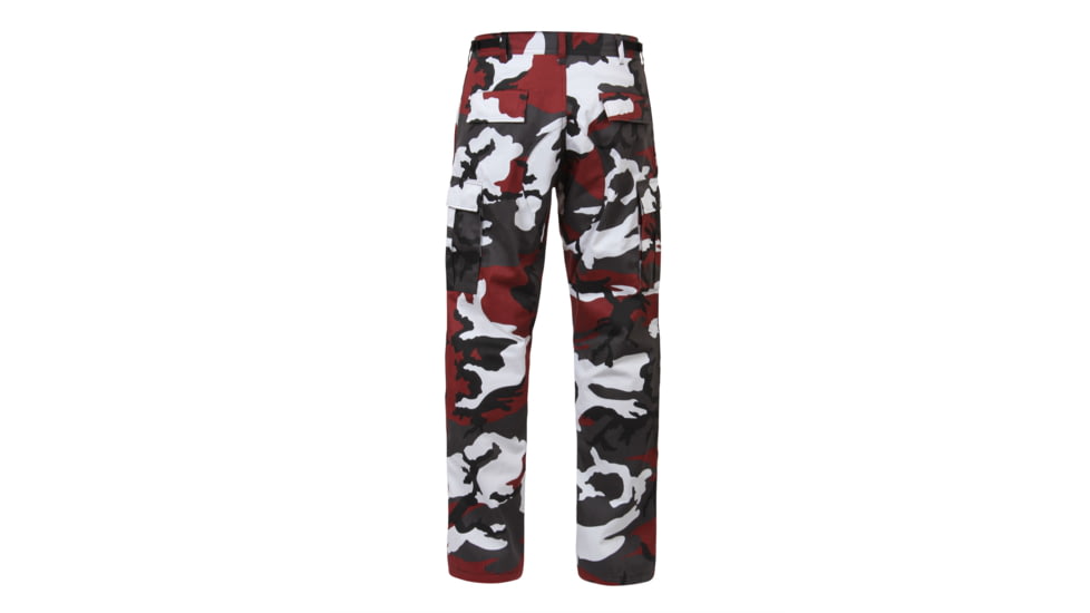 Rothco Color Camo Tactical BDU Pants - Mens, Red Camo, XS, 7915-XS