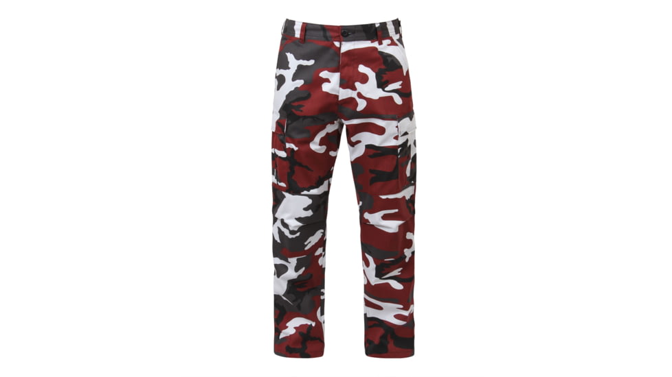 Rothco Color Camo Tactical BDU Pants - Mens, Red Camo, XS, 7915-XS