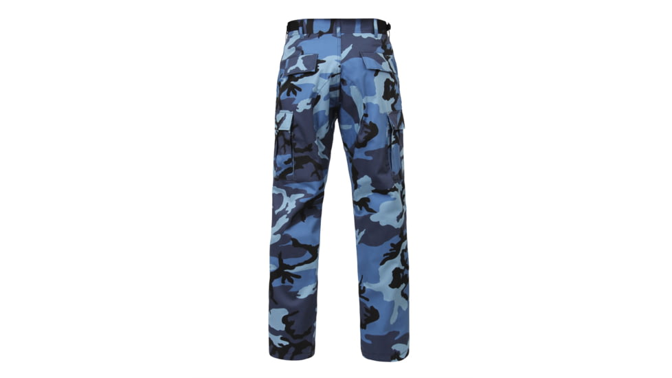 Rothco Color Camo Tactical BDU Pants - Mens, Sky Blue Camo, Extra Small, 7882-SkyBlueCamo-XS23-27Waist