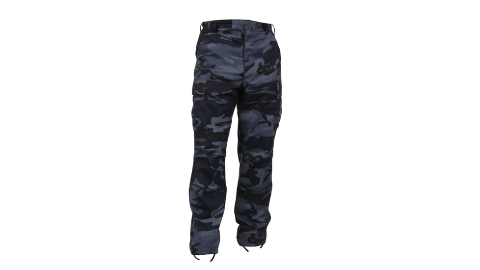 Rothco Color Camo Tactical BDU Pants - Mens, Extra Small, Midnight Blue Camo, 4712-MidnightBlueCamo-XS