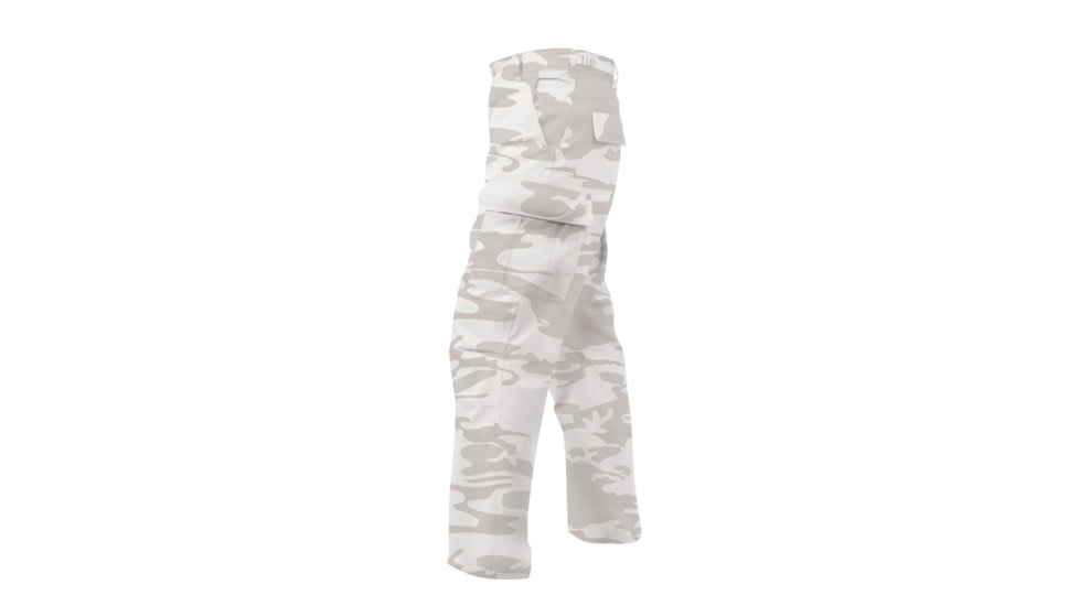 Rothco Color Camo Tactical BDU Pants - Mens, Small, White Camo, 4936-WhiteCamo-S