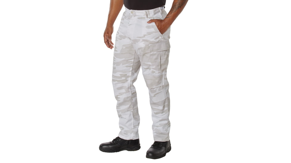 Rothco Color Camo Tactical BDU Pants - Mens, Small, White Camo, 4936-WhiteCamo-S