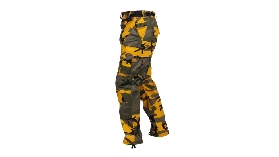 Rothco Color Camo Tactical BDU Pants - Mens, Stinger Yellow Camo, Extra Small, 8875-StingerYellowCamo-XS23-27Waist