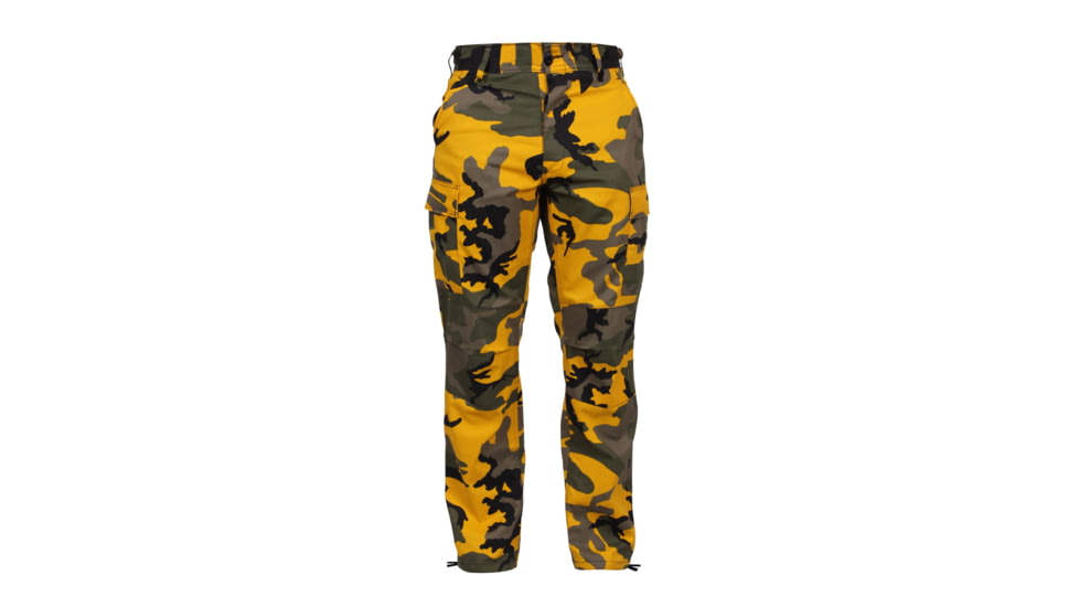 Rothco Color Camo Tactical BDU Pants - Mens, Stinger Yellow Camo, Extra Small, 8875-StingerYellowCamo-XS23-27Waist