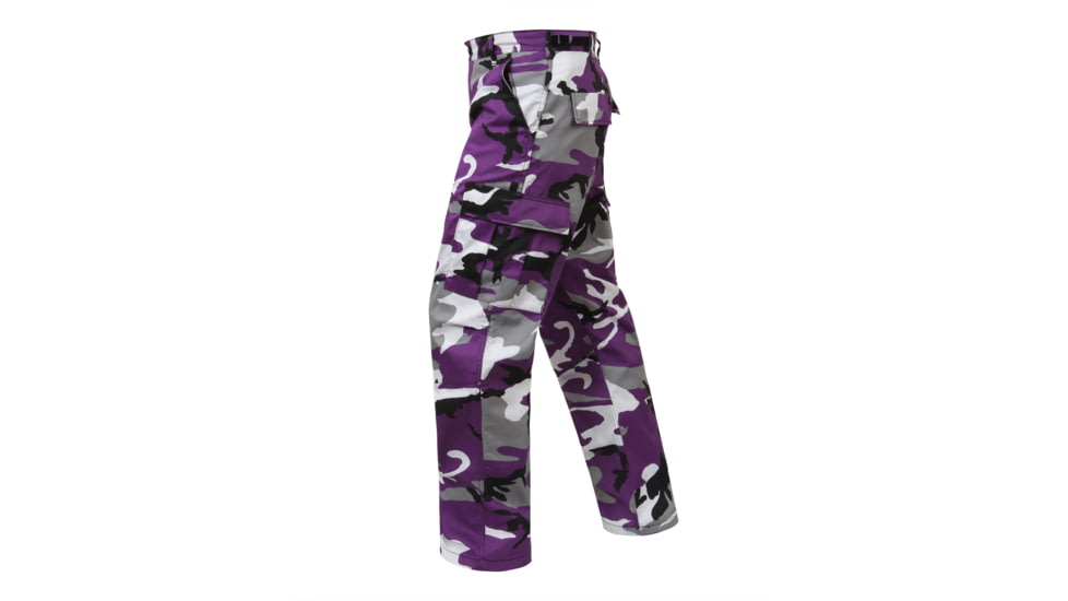 Rothco Color Camo Tactical BDU Pants - Mens, Ultra Violet Camo, XS, 7925-XS