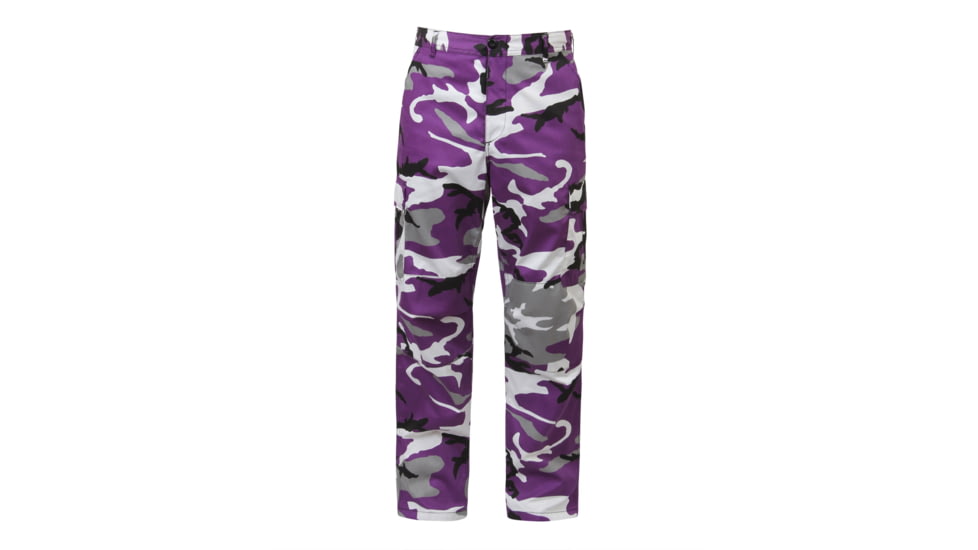 Rothco Color Camo Tactical BDU Pants - Mens, Ultra Violet Camo, XS, 7925-XS