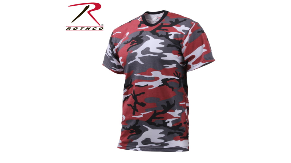 Rothco Colored Camo T-Shirts, Electric Blue Camo, Small, 60173-ElectricBlueCamo-S