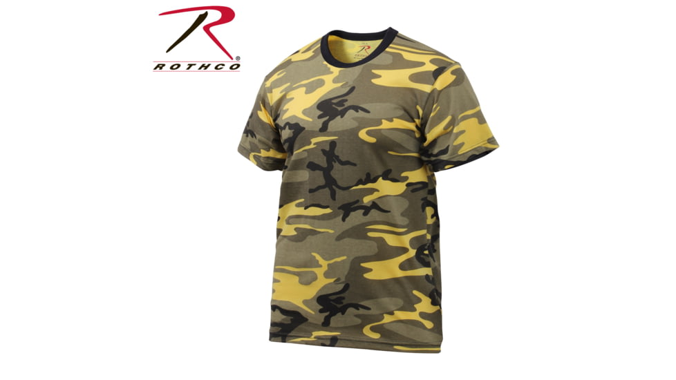 Rothco Colored Camo T-Shirts, Electric Blue Camo, Small, 60173-ElectricBlueCamo-S
