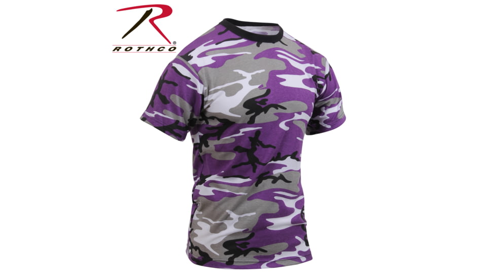 Rothco Colored Camo T-Shirts, Electric Blue Camo, Small, 60173-ElectricBlueCamo-S