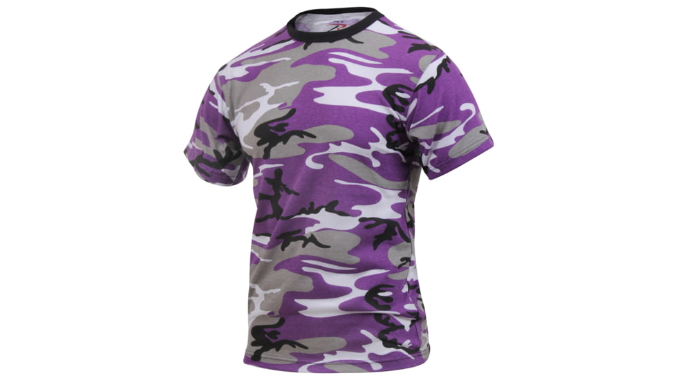 Rothco Colored Camo T-Shirts, Electric Blue Camo, Small, 60173-ElectricBlueCamo-S