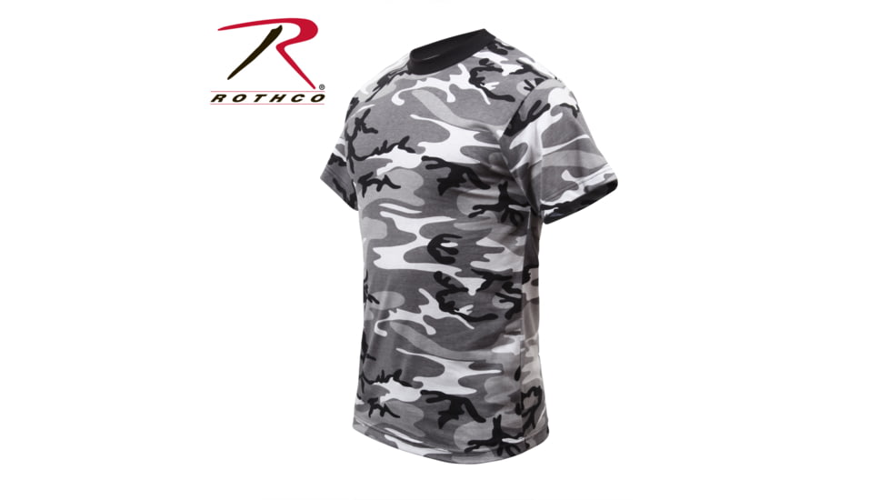 Rothco Colored Camo T-Shirts, Electric Blue Camo, Small, 60173-ElectricBlueCamo-S