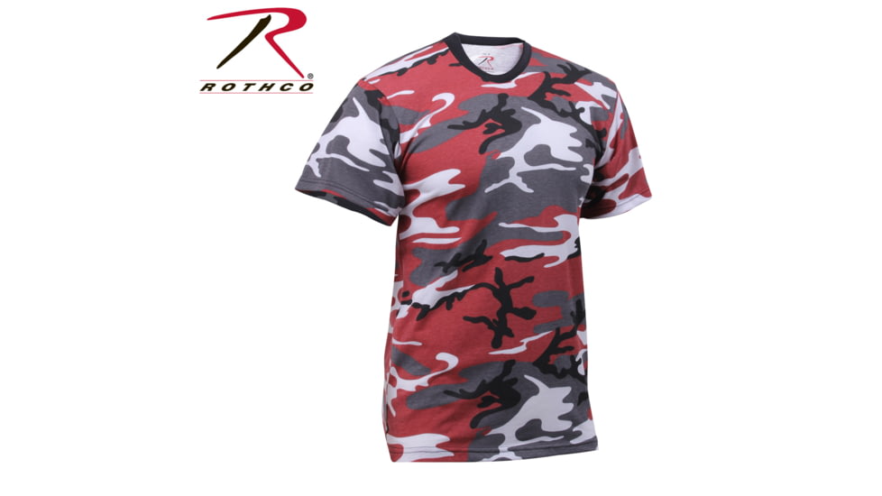 Rothco Colored Camo T-Shirts, Electric Blue Camo, Small, 60173-ElectricBlueCamo-S