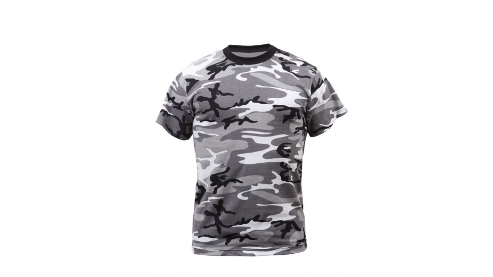 Rothco Colored Camo T-Shirts, City Camo, Small, 6797-CityCamo-S