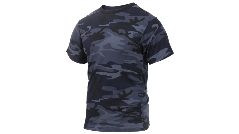 Rothco Colored Camo T-Shirts, Electric Blue Camo, Small, 60173-ElectricBlueCamo-S
