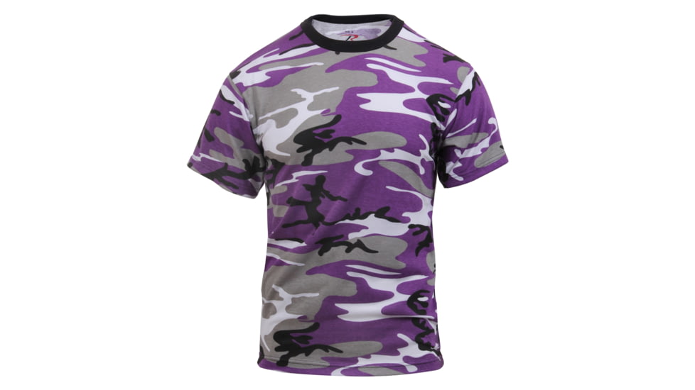 Rothco Colored Camo T-Shirts, Electric Blue Camo, Small, 60173-ElectricBlueCamo-S