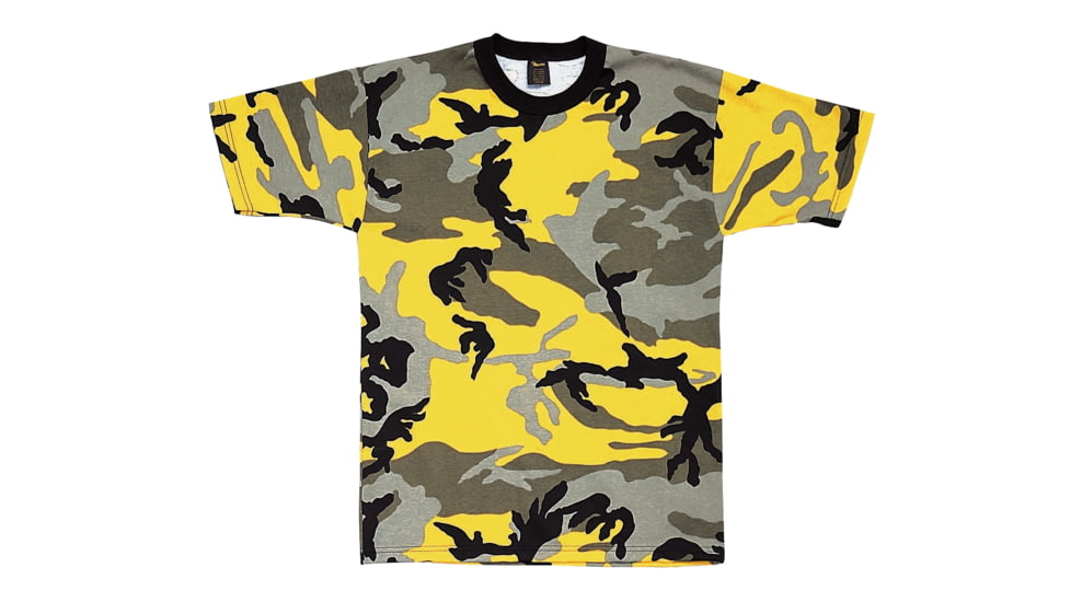 Rothco Colored Camo T-Shirts, Electric Blue Camo, Small, 60173-ElectricBlueCamo-S