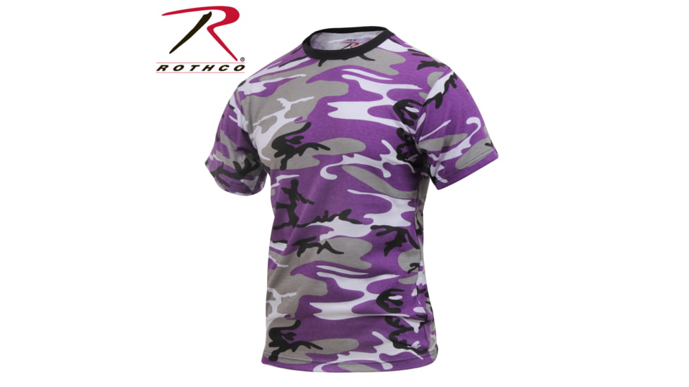 Rothco Colored Camo T-Shirts, Electric Blue Camo, Small, 60173-ElectricBlueCamo-S