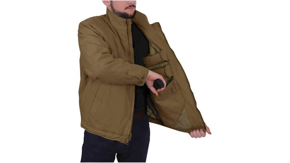 Rothco Concealed Carry 3 Season Jacket, Coyote Brown, Extra Large, 53850-CoyoteBrown-XL