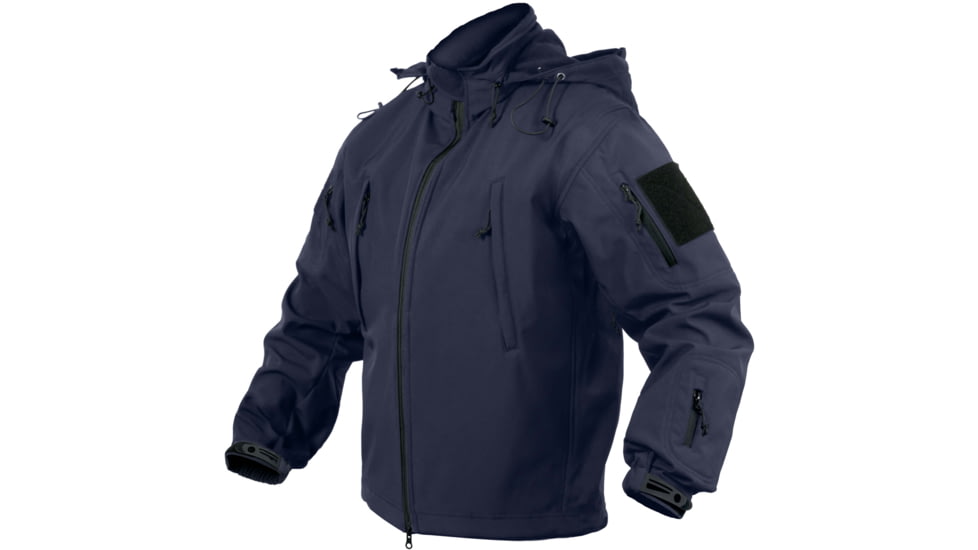 Rothco Concealed Carry Soft Shell Jacket - Mens, Midnight Navy Blue, Small, 56385-MidnightNavyBlue-S
