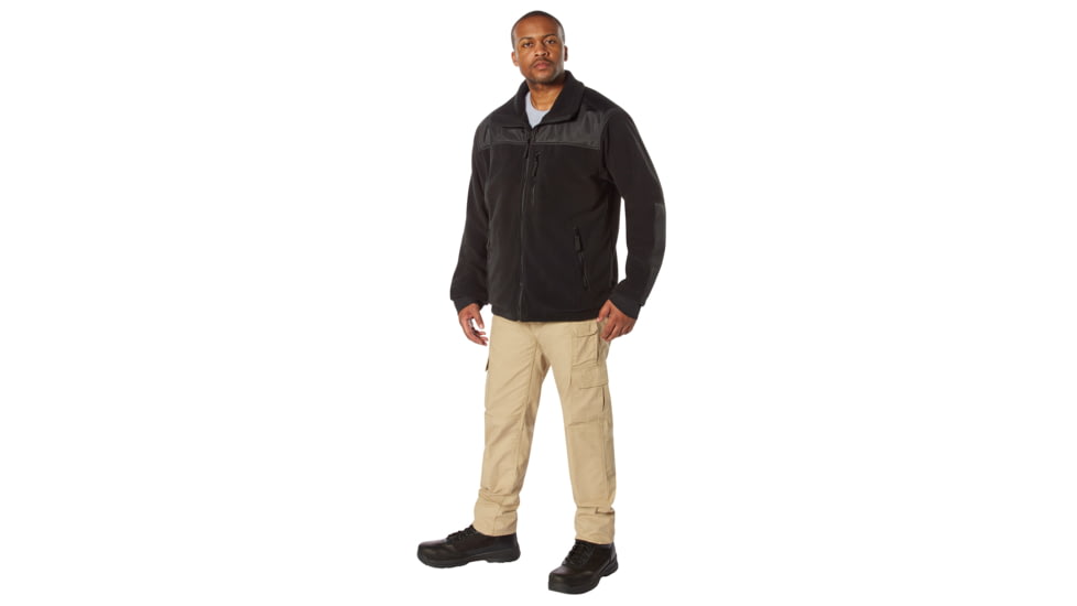 Rothco Concealed Carry Spec Ops Fleece Jacket, Black, Extra Large, 86670-Black-XL
