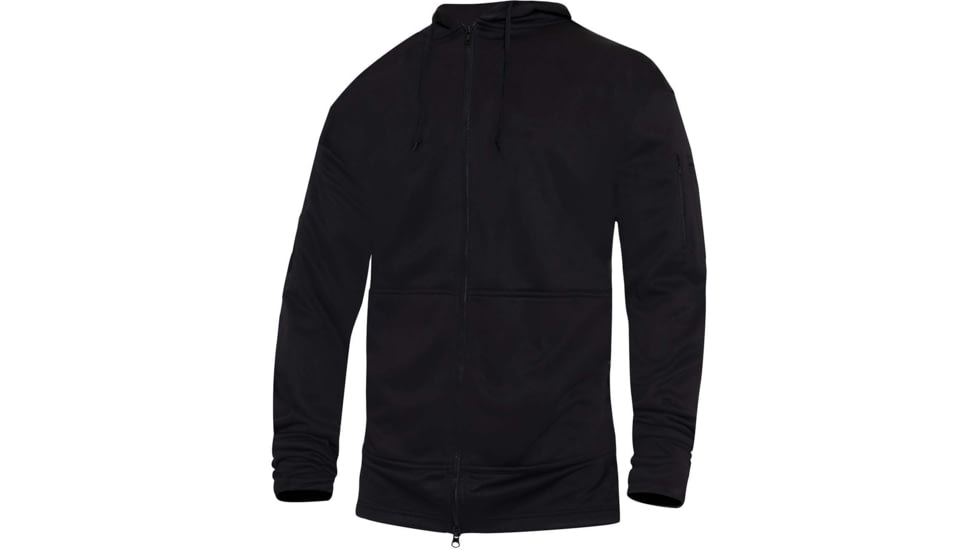 Rothco Concealed Carry Zippered Hoodie - Mens, Black, 3XL, 6073-3XL