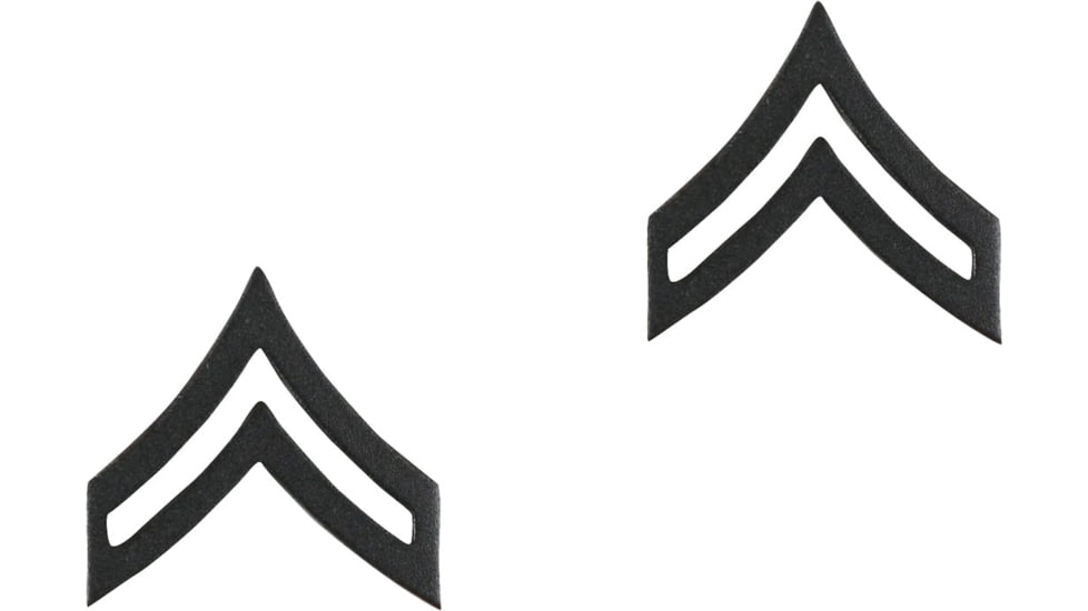 Rothco Corporal Polished Insignia, Subdued, 1602