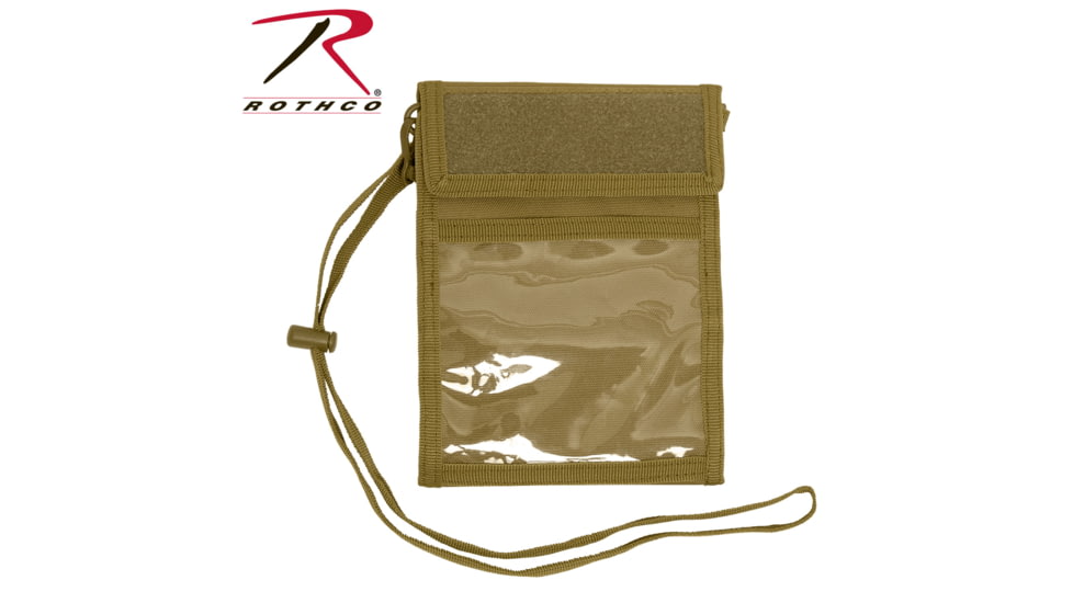 Rothco Deluxe ID Holder, Coyote Brown, 1246-CoyoteBrown