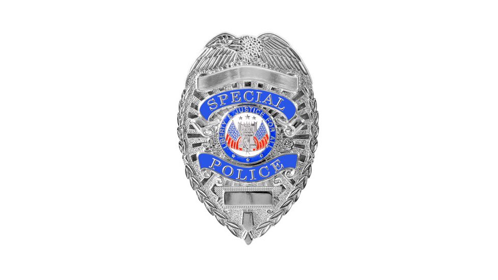 Rothco Deluxe Special Police Badge, Silver, 1925-Silver