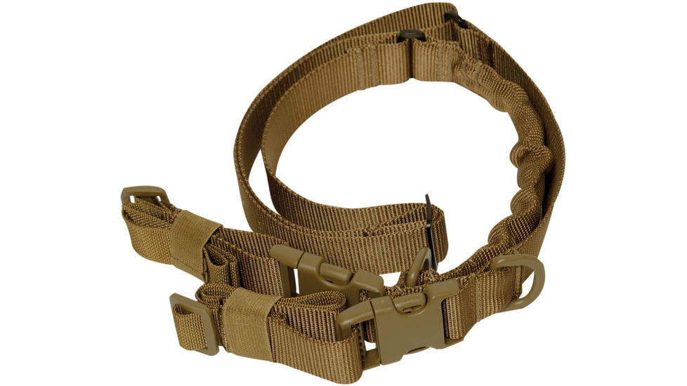 Rothco Deluxe Tactical 2-Point Sling, Coyote Brown, 50.25-64.5in, 46510-CoyoteBrown