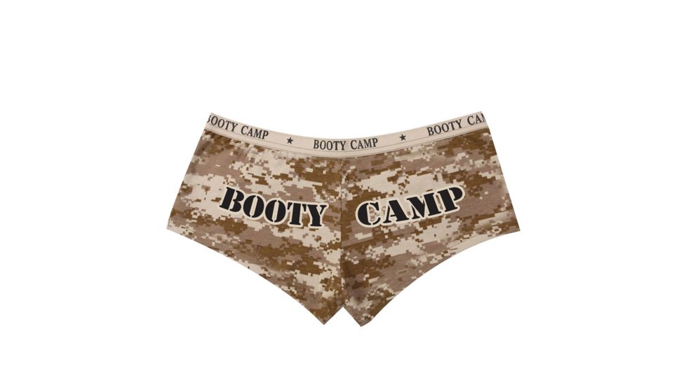 Rothco Desert Digital Camo Booty Camp Booty Shorts &amp; Tank Top, Small, 3973-Bottom-S