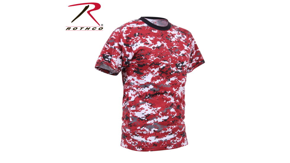 Rothco Digital Camo T-Shirt 5212, S, Heritage Walnut, 61800-HeritageWalnut-S