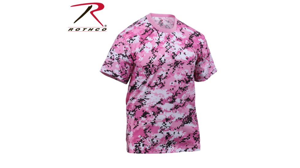 Rothco Digital Camo T-Shirt 5212, S, Heritage Walnut, 61800-HeritageWalnut-S