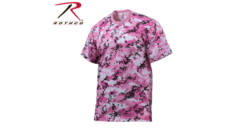 Rothco Digital Camo T-Shirt 5212, S, Heritage Walnut, 61800-HeritageWalnut-S