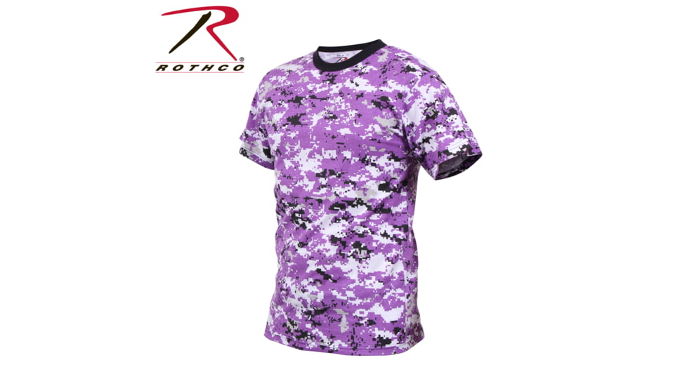 Rothco Digital Camo T-Shirt 5212, S, Heritage Walnut, 61800-HeritageWalnut-S