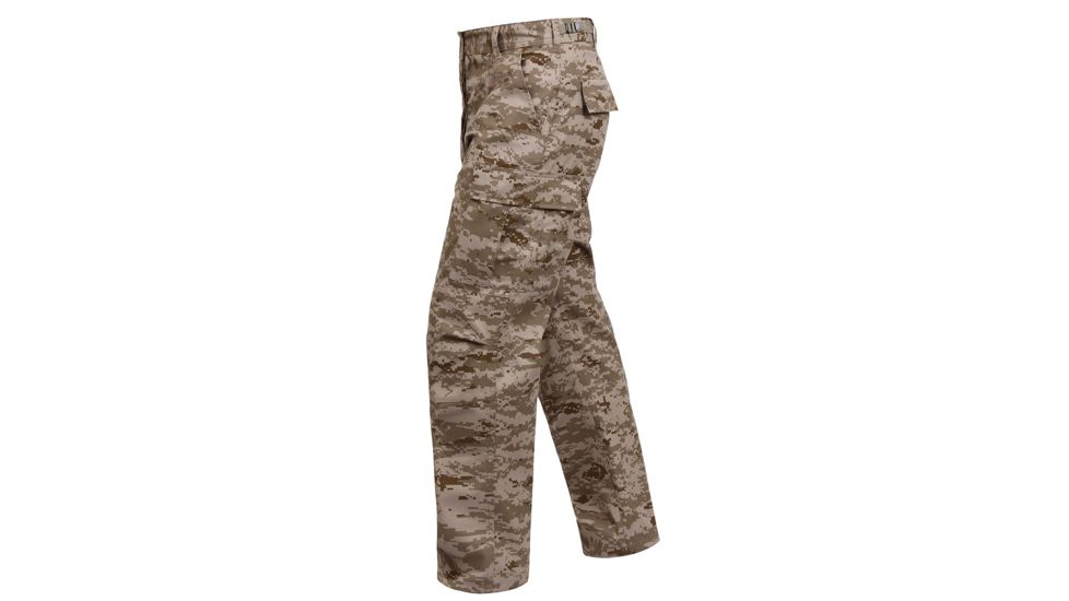 Rothco Digital Camo Tactical BDU Pants, Desert Digital Camo, Small, 8650-DesertDigitalCamo-S