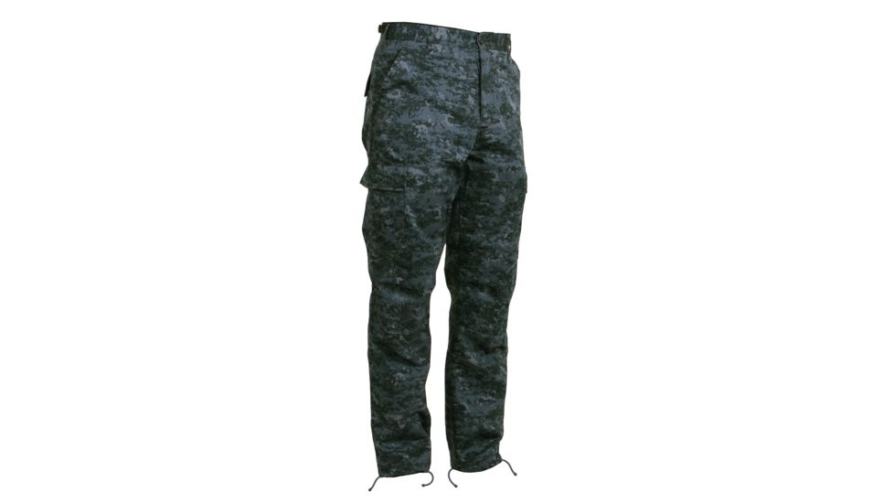 Rothco Digital Camo Tactical BDU Pants, Midnight Digital Camo, XL, 99660-MidnightDigitalCamo-XL