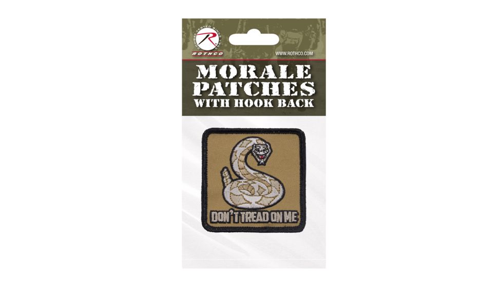 Rothco Dont Tread On Me Morale Patch, Header Card, P72201-HeaderCard
