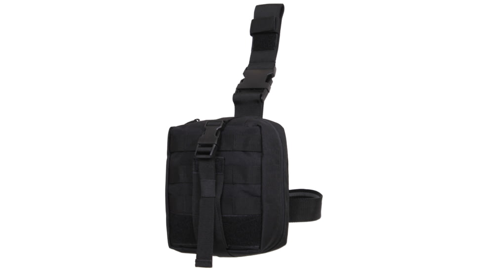 Rothco Drop Leg Medical Pouch, Black, 20755-Black