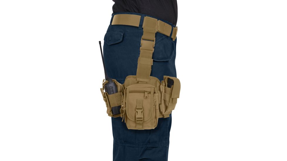Rothco Drop Leg Utility Rig, Coyote Brown, 11750-CoyoteBrown