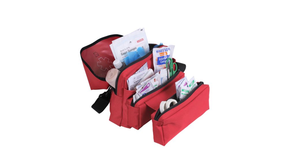 Rothco EMS Medical Field Kit, Red, 2843-Red