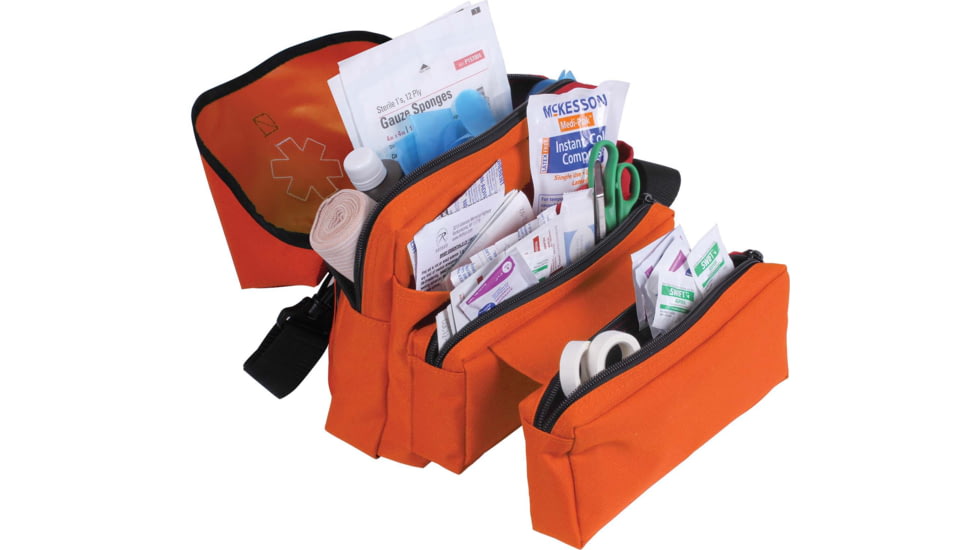Rothco EMS Medical Field Pouch, Orange, 28430-Orange