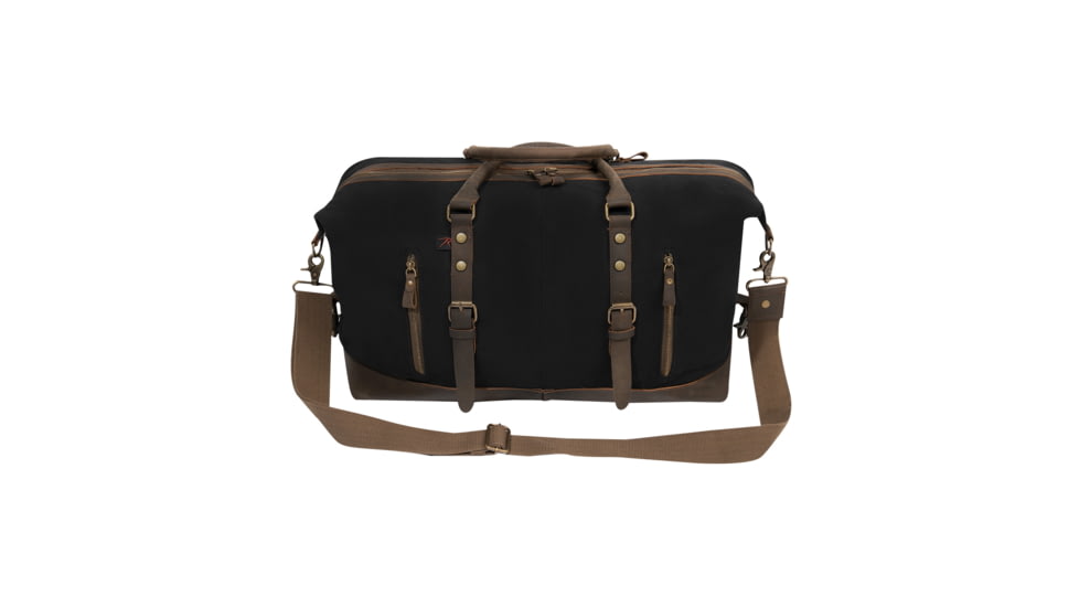 Rothco Extended Weekender Bag, Black, 90887-Black