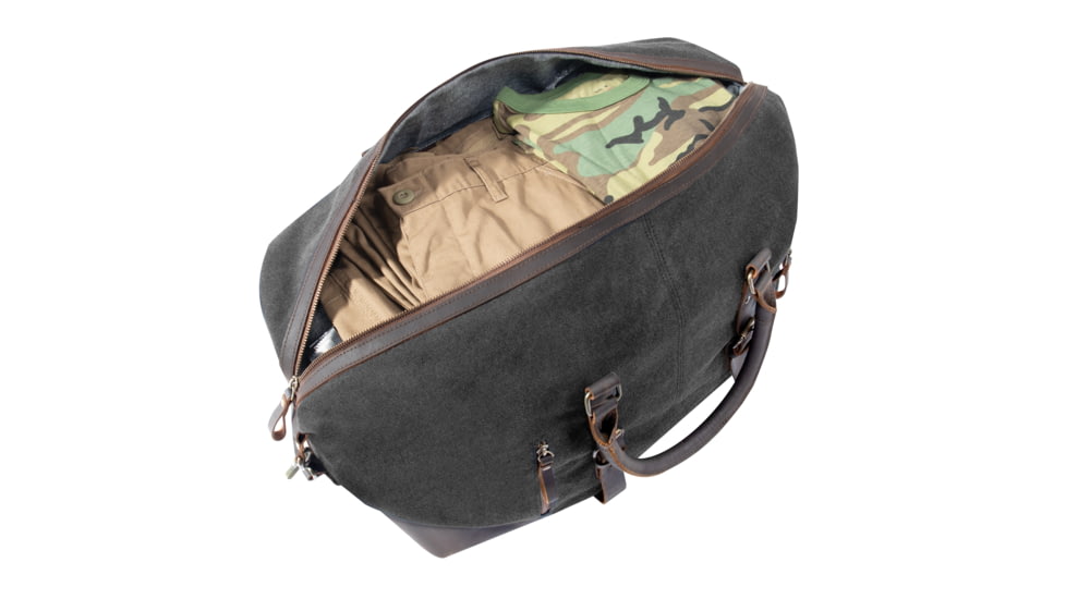 Rothco Extended Weekender Bag, Charcoal Grey, 90886