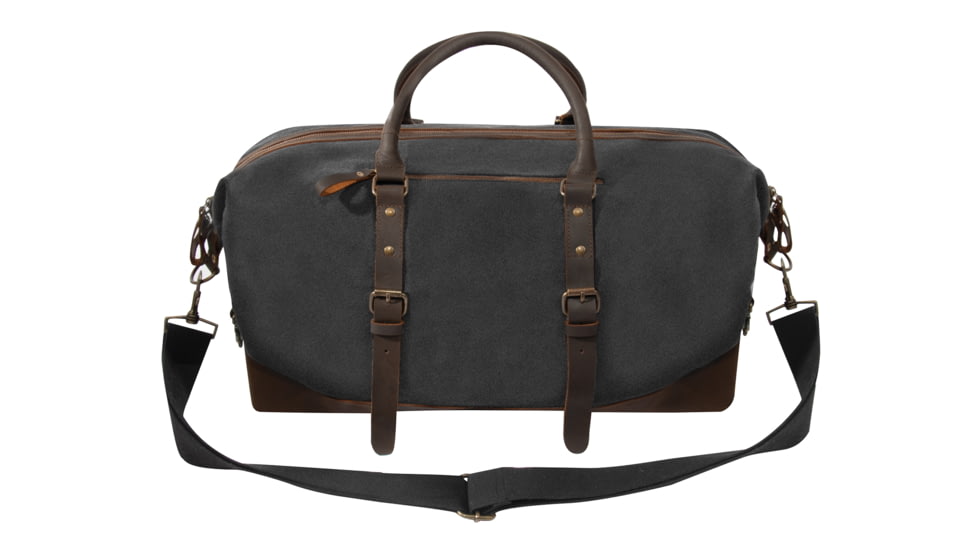 Rothco Extended Weekender Bag, Charcoal Grey, 90886