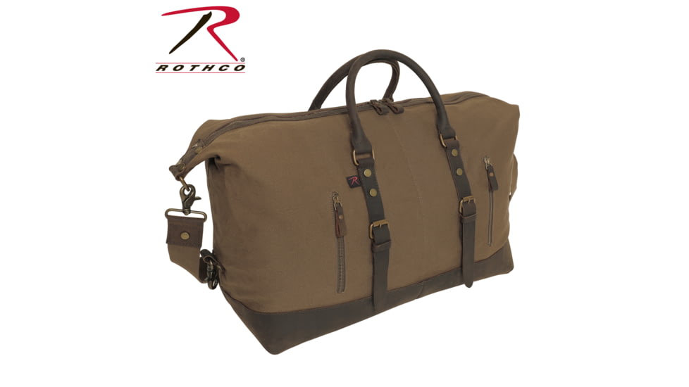 Rothco Extended Weekender Bag, Earth Brown, 9089-EarthBrown