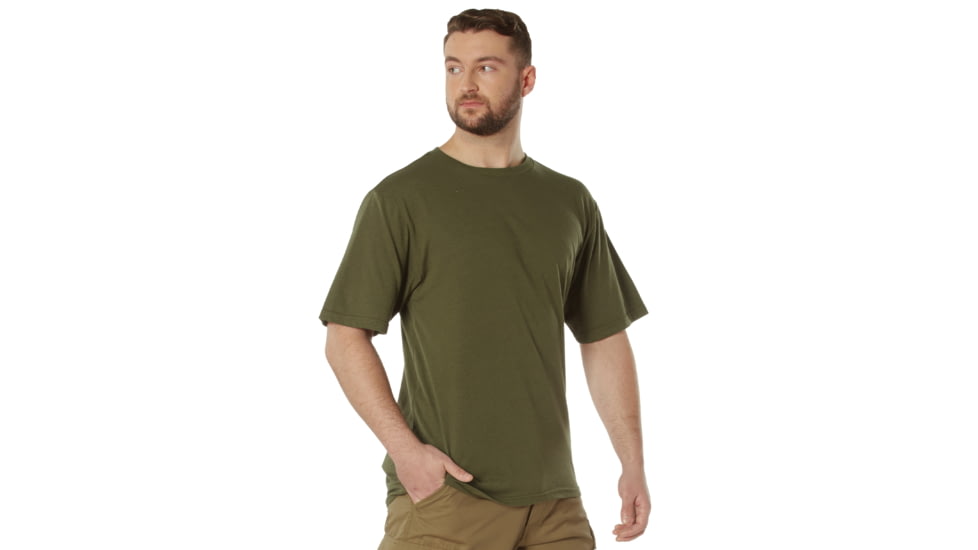 Rothco Full Comfort Fit T-Shirt, Olive Drab, Extra Large, 84205-OliveDrab-XL