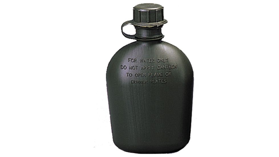 Rothco G.I. 1 Qt. Plastic Canteen, Olive Drab, 604-OliveDrab