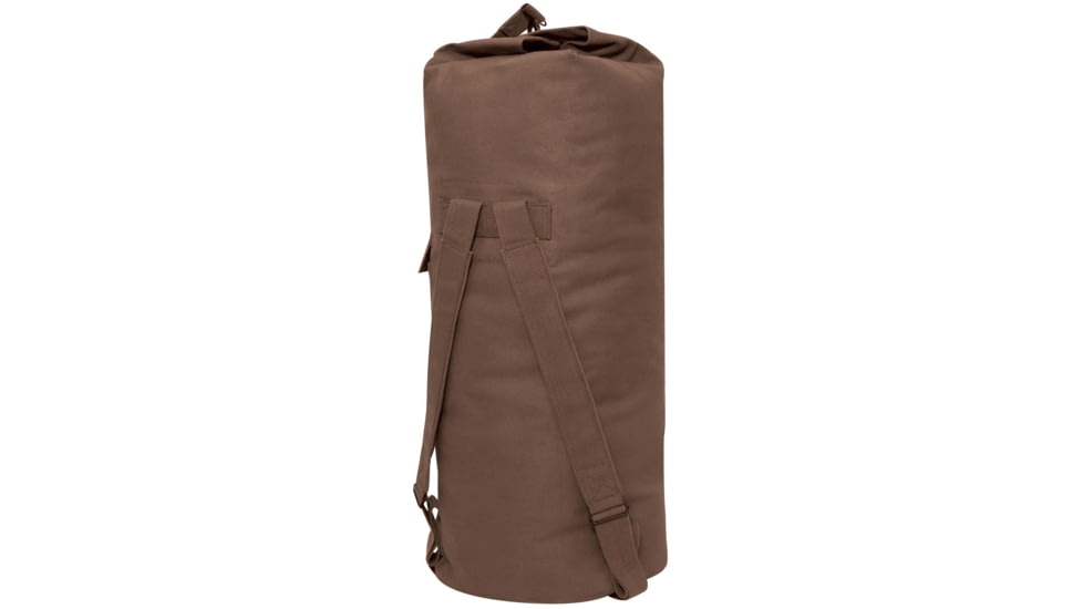 Rothco G.I. Style Canvas Double Strap Duffle Bag, 89.6L, Earth Brown, 36410-EarthBrown