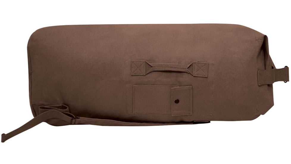 Rothco G.I. Style Canvas Double Strap Duffle Bag, 89.6L, Earth Brown, 36410-EarthBrown